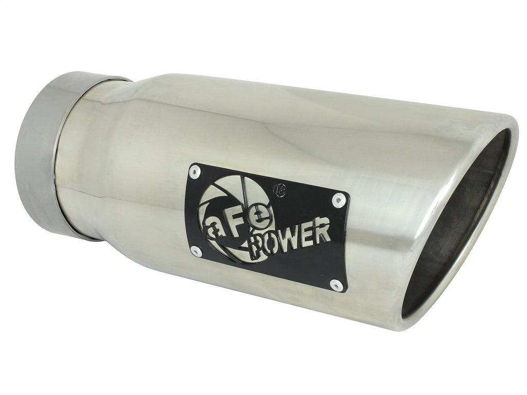 Advanced FLOW Engineering MACH Force-Xp 304 Stainless Steel Clamp-on Exhaust Tip Polished 49T40501-P12