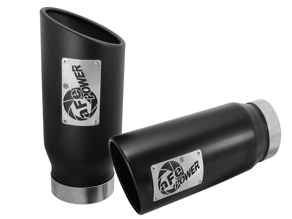 Advanced FLOW Engineering MACH Force-Xp 409 Stainless Steel Clamp-on Exhaust Tip Black 49T40506-B12