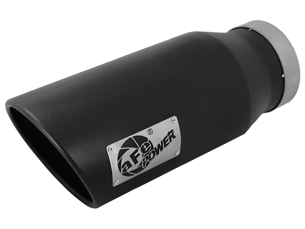 Advanced FLOW Engineering MACH Force-Xp 409 Stainless Steel Clamp-on Exhaust Tip Black 49T40602-B15