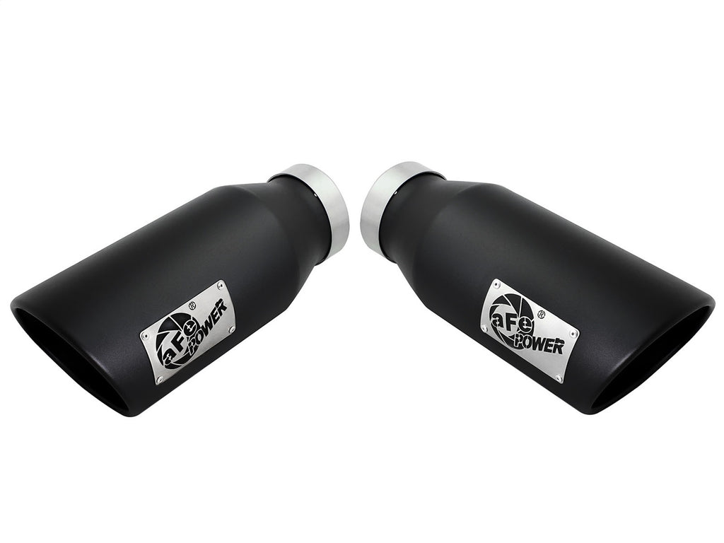 Advanced FLOW Engineering MACH Force-Xp 409 Stainless Steel Clamp-on Exhaust Tip Black 49T40606-B15