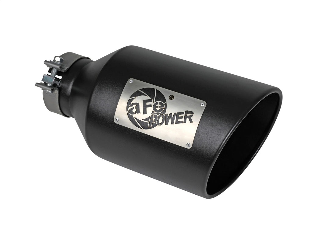 Advanced FLOW Engineering MACH Force-Xp 409 Stainless Steel Clamp-on Exhaust Tip Black 49T40801-B15