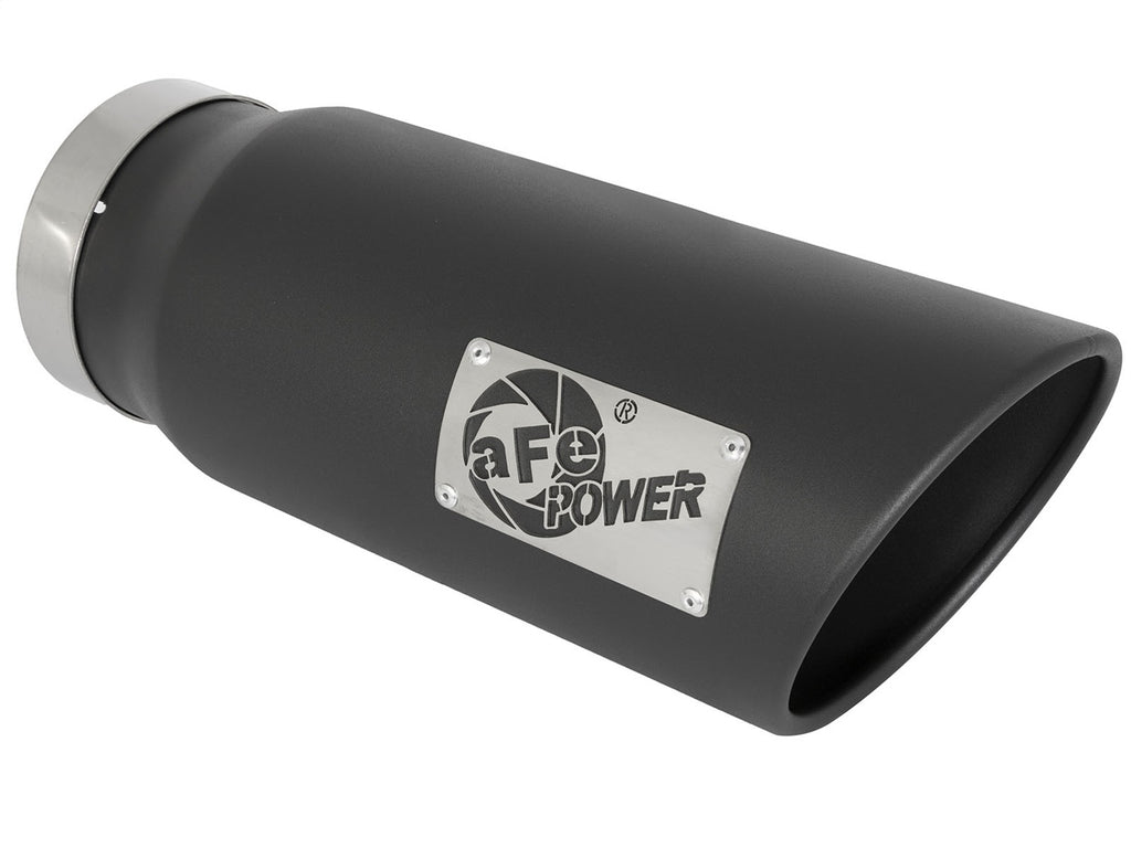 Advanced FLOW Engineering MACH Force-Xp 409 Stainless Steel Clamp-on Exhaust Tip Black 49T50601-B15