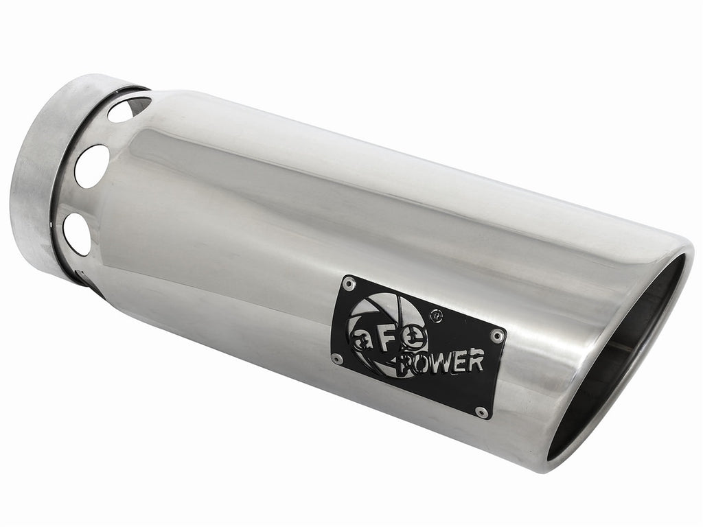 Advanced FLOW Engineering MACH Force-Xp 304 Stainless Steel Intercooled Clamp-on Exhaust Tip Polished 49T50601-P161