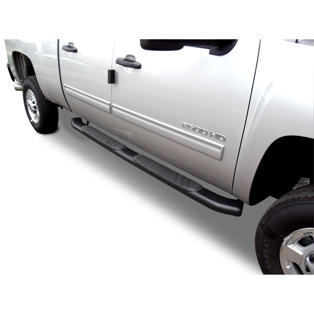 Big Country Truck Accessories 395368801 - 5 WIDESIDER XL Composite Side Steps With Mounting Brackets - Black Powdercoat