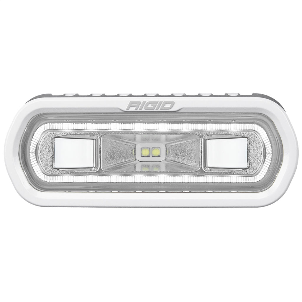 Rigid Industries SR-L Series Marine Spreader Pod 2 Wire Surface Mount White With White Halo 51100