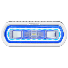 Load image into Gallery viewer, Rigid Industries SR-L Series Marine Spreader Pod 2 Wire Surface Mount White With Blue Halo 51101