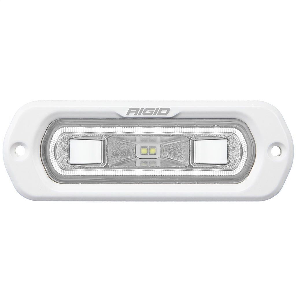 Rigid Industries SR-L Series Marine Spreader Pod 2 Wire Flush Mount White With White Halo 51200