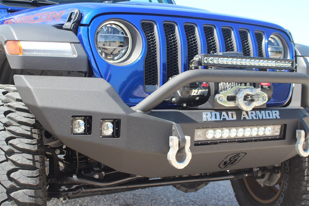 Road Armor Stealth Winch Front Bumper Rubicon 5183F3B