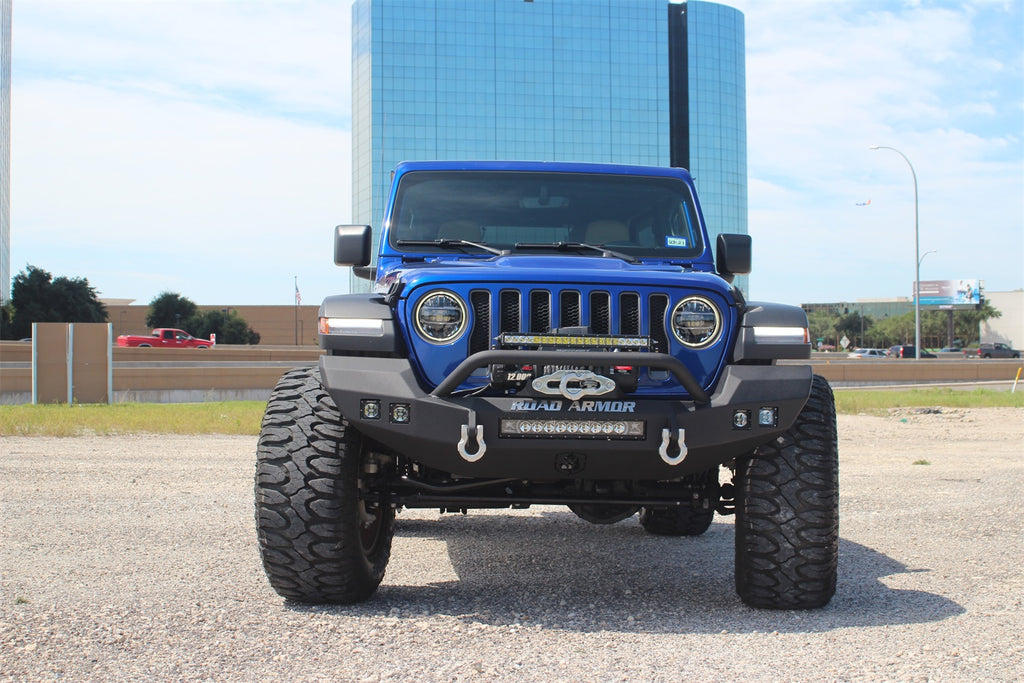 Road Armor Stealth Winch Front Bumper Rubicon 5183F3B