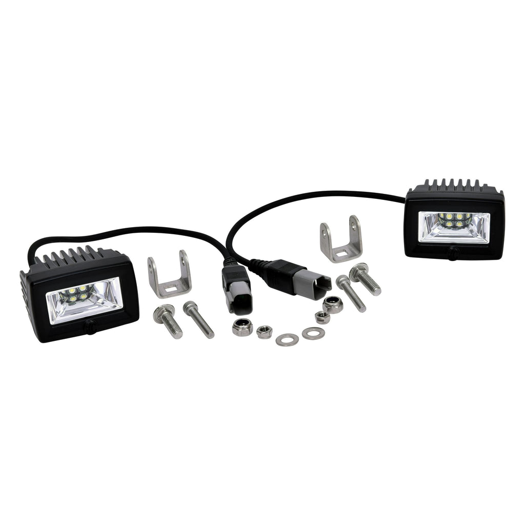 KC Hilites 2 in C-Series C2 LED - 2-Light System - Backup - 20W Flood Beam