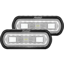 Load image into Gallery viewer, Rigid Industries SR-L SERIES OFF-ROAD SPREADER POD 3 WIRE SURFACE MOUNT WITH WHITE HALO PAIR 53120