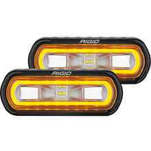 Load image into Gallery viewer, Rigid Industries SR-L SERIES OFF-ROAD SPREADER POD 3 WIRE SURFACE MOUNT WITH AMB HALO PAIR 53123