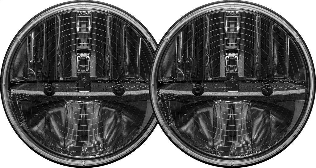 Rigid Industries RIGID 7 Inch Round Heated Headlight Kit; Non JK Version Pair 55008