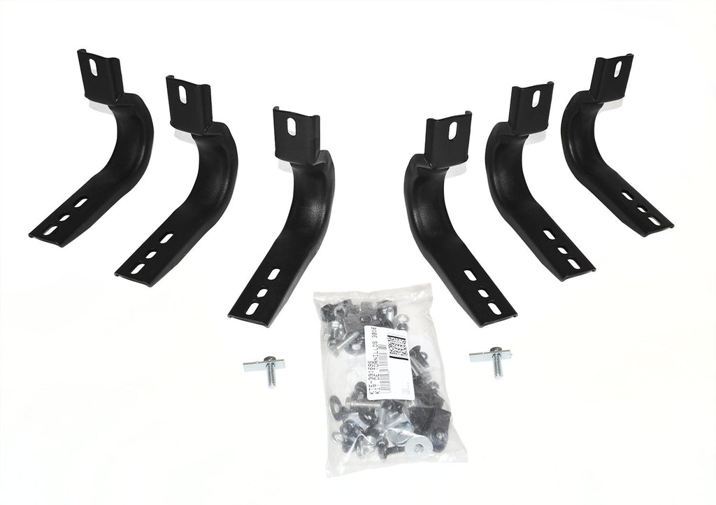 Big Country Truck Accessories 391695 - Brackets for 4, 5 & 6 WIDESIDER Bars - Cab Length - Textured Black