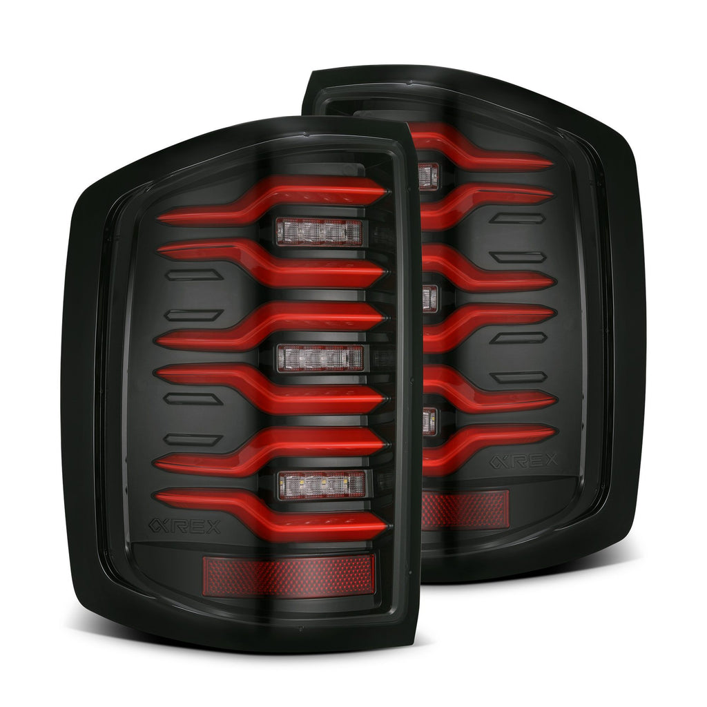 AlphaRex-LED Taillights Black-Red