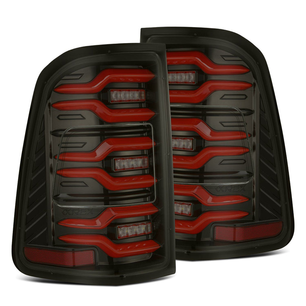 AlphaRex LED Taillights Black-Red 640050