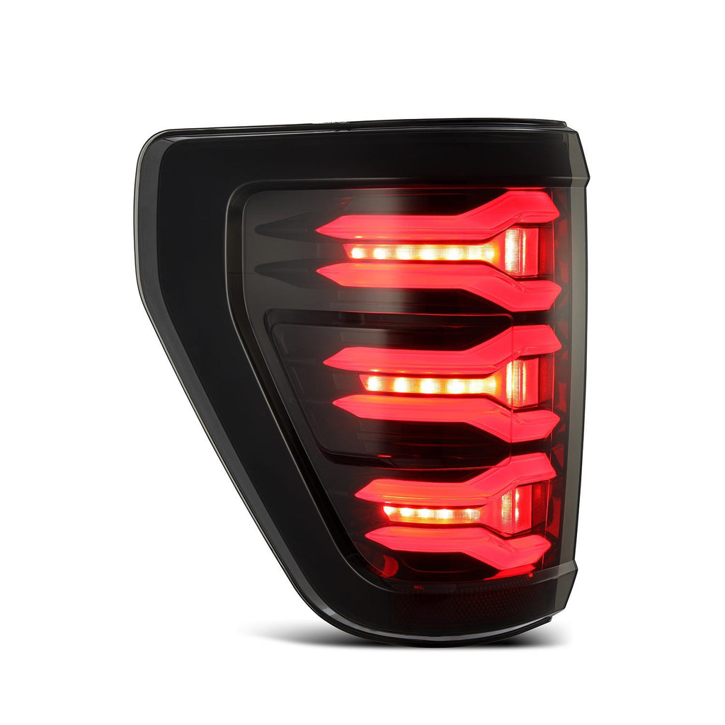 AlphaRex LED Taillights Black Red 653030