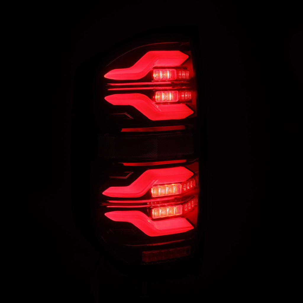 AlphaRex LED Taillights Black-Red 672050