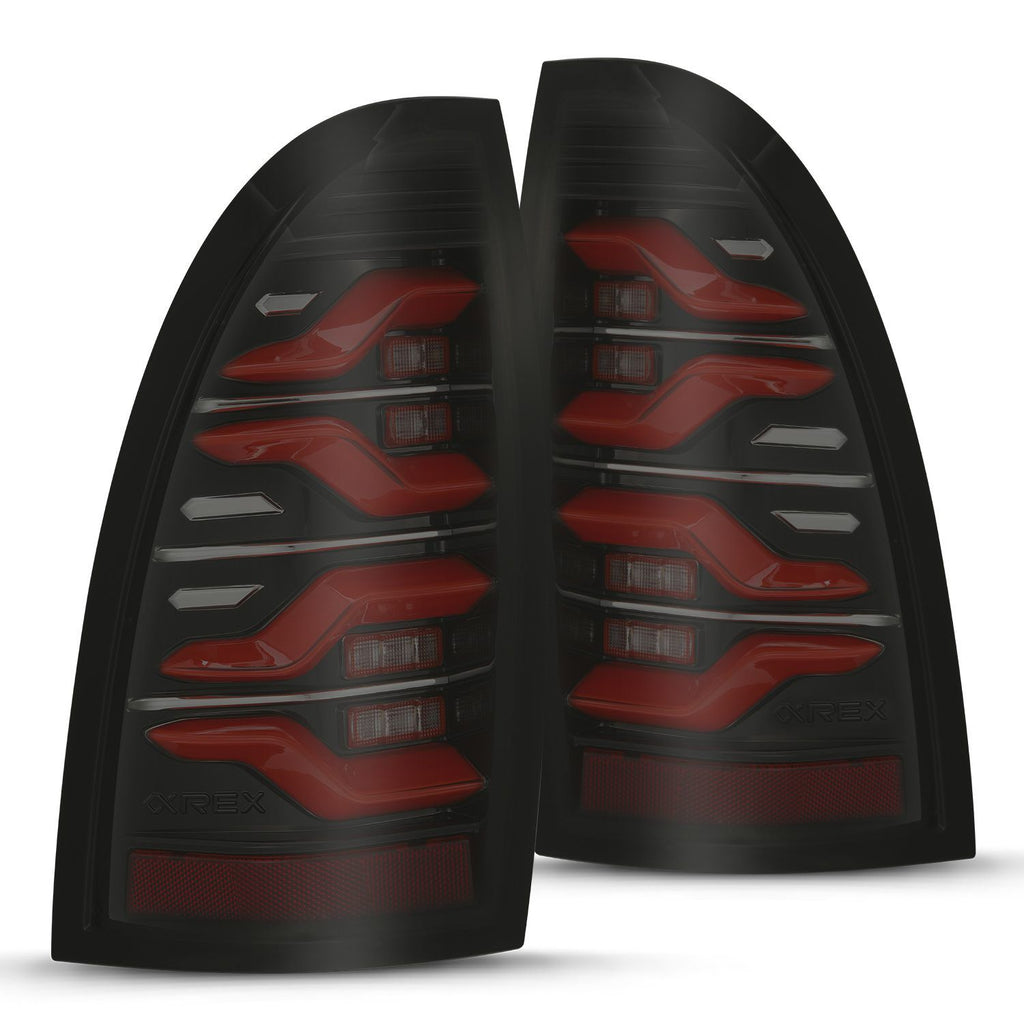 AlphaRex LED Taillights Black-Red 680070