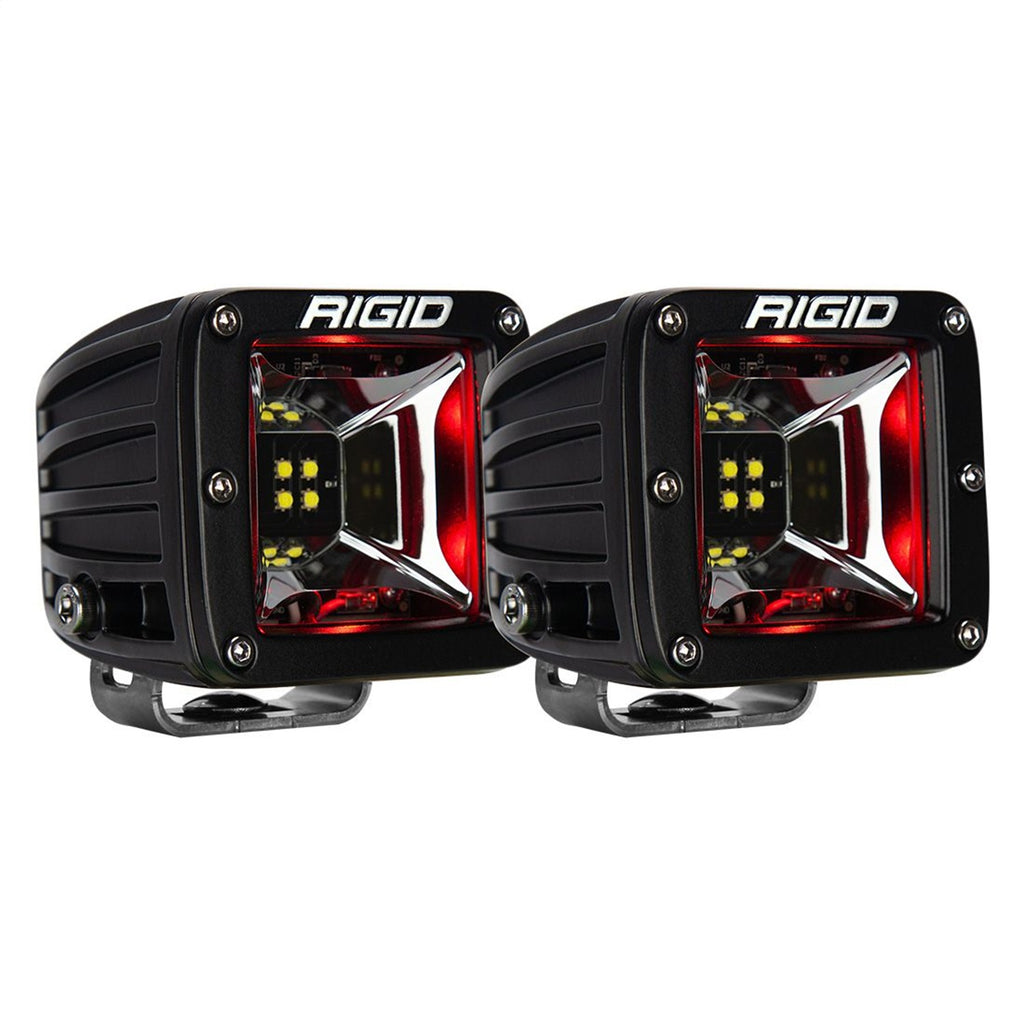 Rigid Industries RADIANCE SCENE RED BACKLIGHT SURFACE MOUNT PAIR 68202