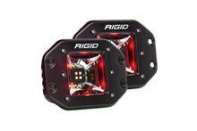 Load image into Gallery viewer, Rigid Industries RADIANCE SCENE RED BACKLIGHT FLUSH MOUNT PAIR 68212