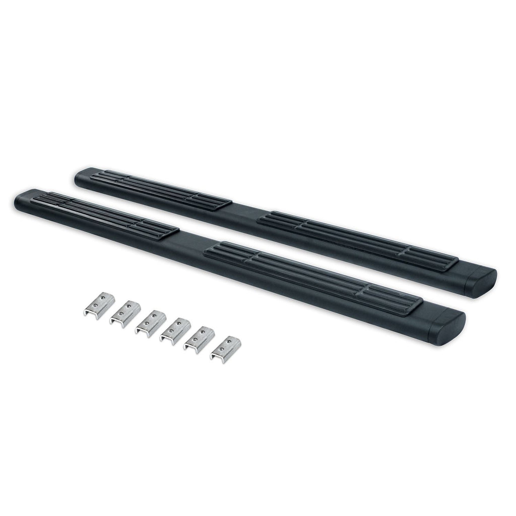 Big Country Truck Accessories 396188870 - 6 WIDESIDER Platinum Side Bars With Mounting Bracket Kit - Textured Black