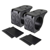 KC Hilites Bracket Set - Tube Clamp Light Mount - Rubber Adjustment Shims - 1.75 in - 2.0 in