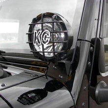 Load image into Gallery viewer, KC Hilites Bracket Set - Light Mount - Windshield - Pillar Mount - Pair - for 07-18 Jeep JK