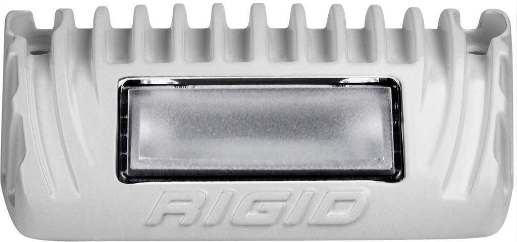 Rigid Industries RIGID 1x2 65 Degree DC LED Scene Light; White Housing Single 86620