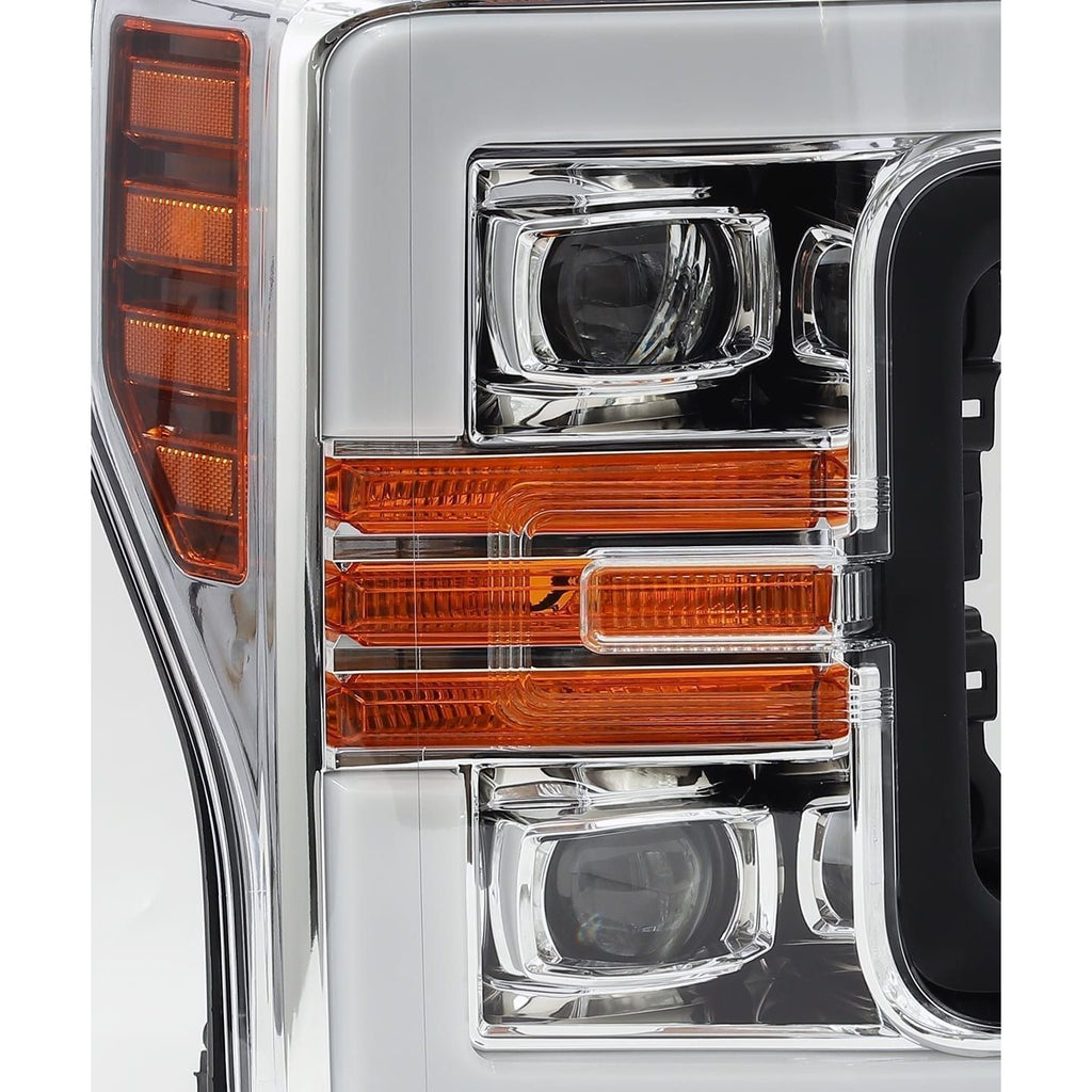 AlphaRex-Projector Headlights Plank Style Design Chrome