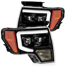 Load image into Gallery viewer, AlphaRex Projector Headlights Plank Style Design Gloss Black 880116