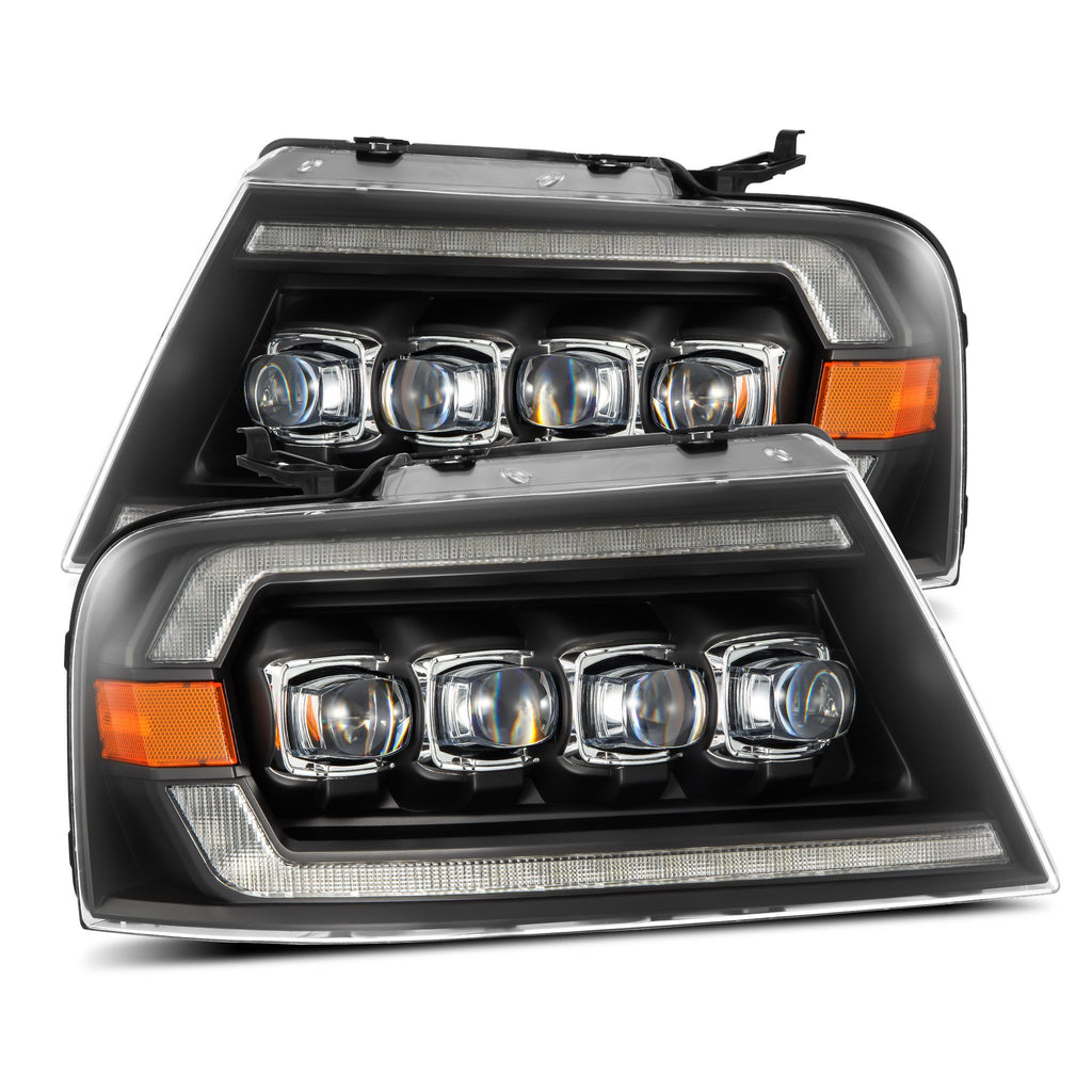 AlphaRex LED Projector Headlights in Black 880128