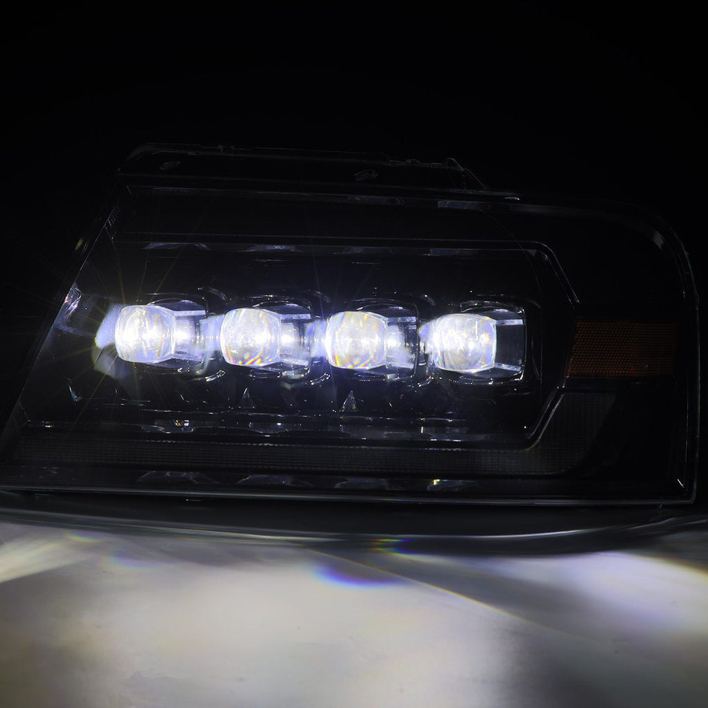 AlphaRex LED Projector Headlights in Alpha-Black 880130