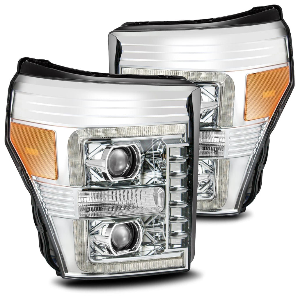 AlphaRex Projector Headlights Plank Style Design Chrome 880141