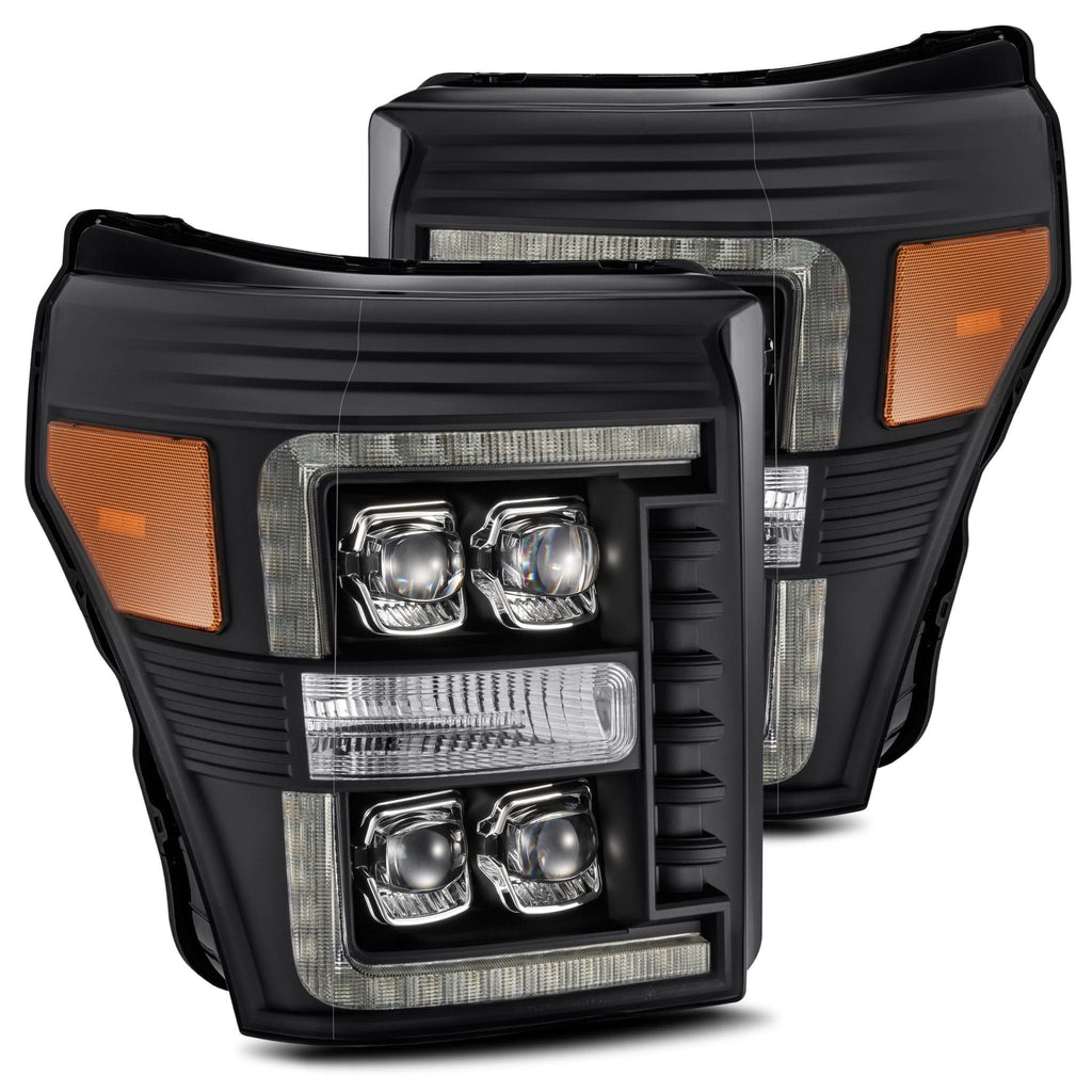 AlphaRex LED Projector Headlights in Black 880149