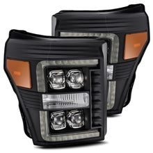 Load image into Gallery viewer, AlphaRex LED Projector Headlights in Black 880149