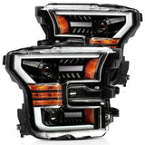 AlphaRex Projector Headlights Jet Black 880168