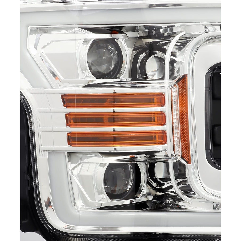 AlphaRex Projector Headlights Plank Style Design Chrome 880187