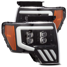 Load image into Gallery viewer, AlphaRex LED Projector Headlights Plank Style Design Gloss Black 880190