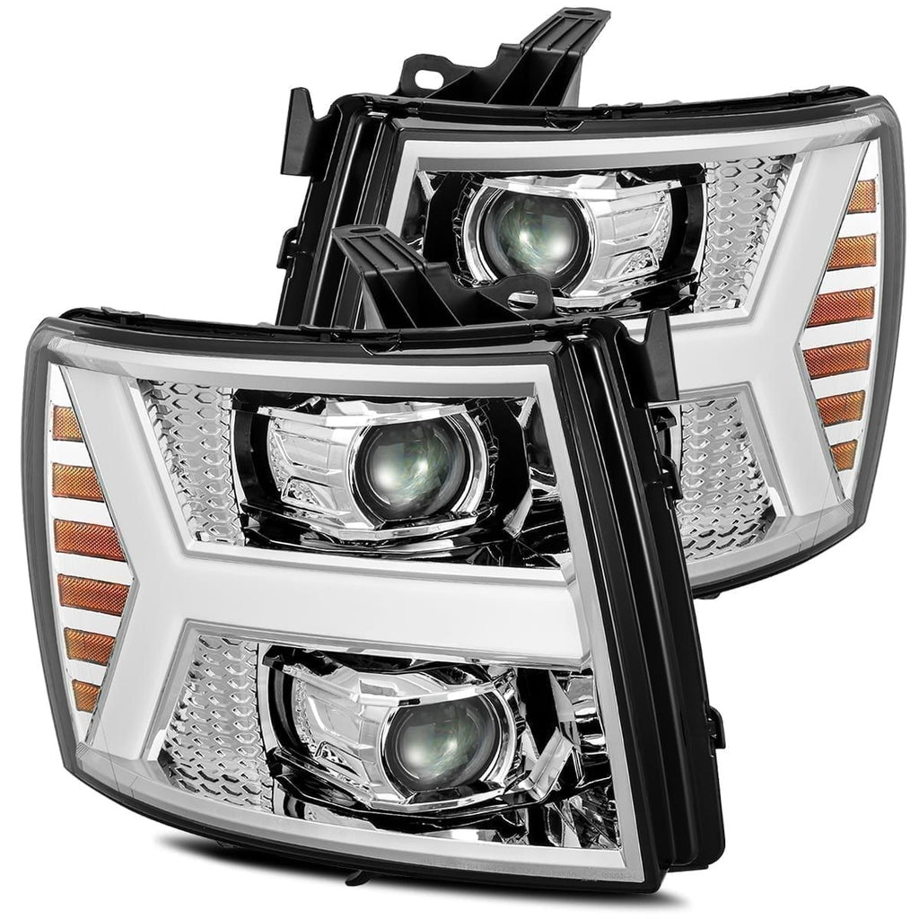 AlphaRex Projector Headlights Plank Style Design Chrome 880204