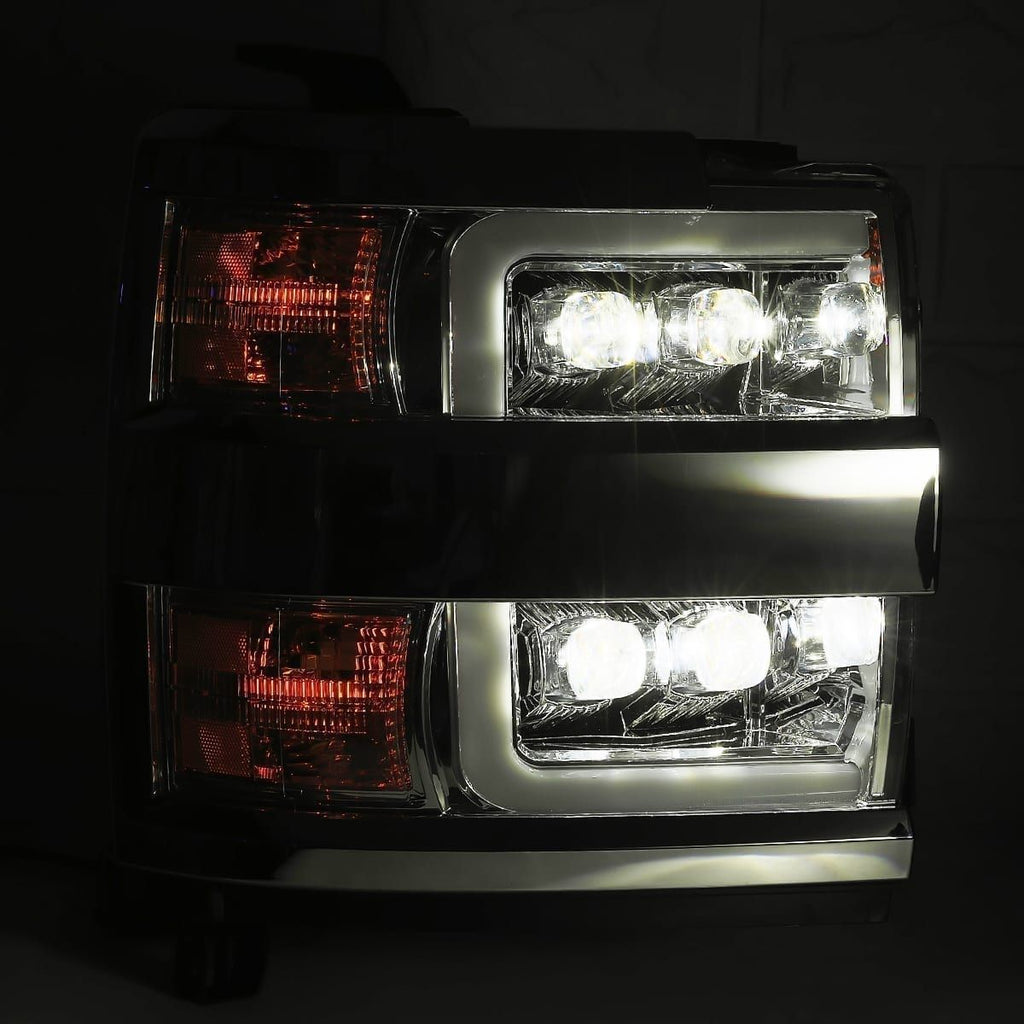 AlphaRex LED Projector Headlights in Black 880227