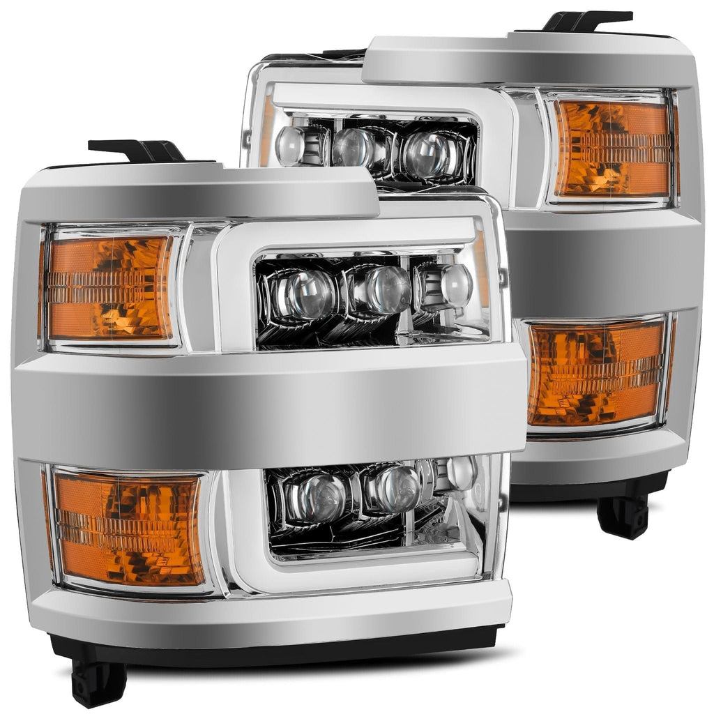 AlphaRex LED Projector Headlights in chrome 880228