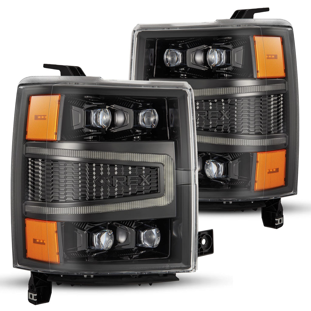 AlphaRex LED Projector Headlights in Alpha-Black 880241