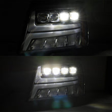 Load image into Gallery viewer, AlphaRex LED Projector Headlights Plank Style Design Chrome 880286