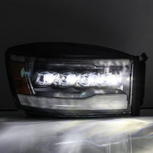 Load image into Gallery viewer, AlphaRex LED Projector Headlights in Black 880536