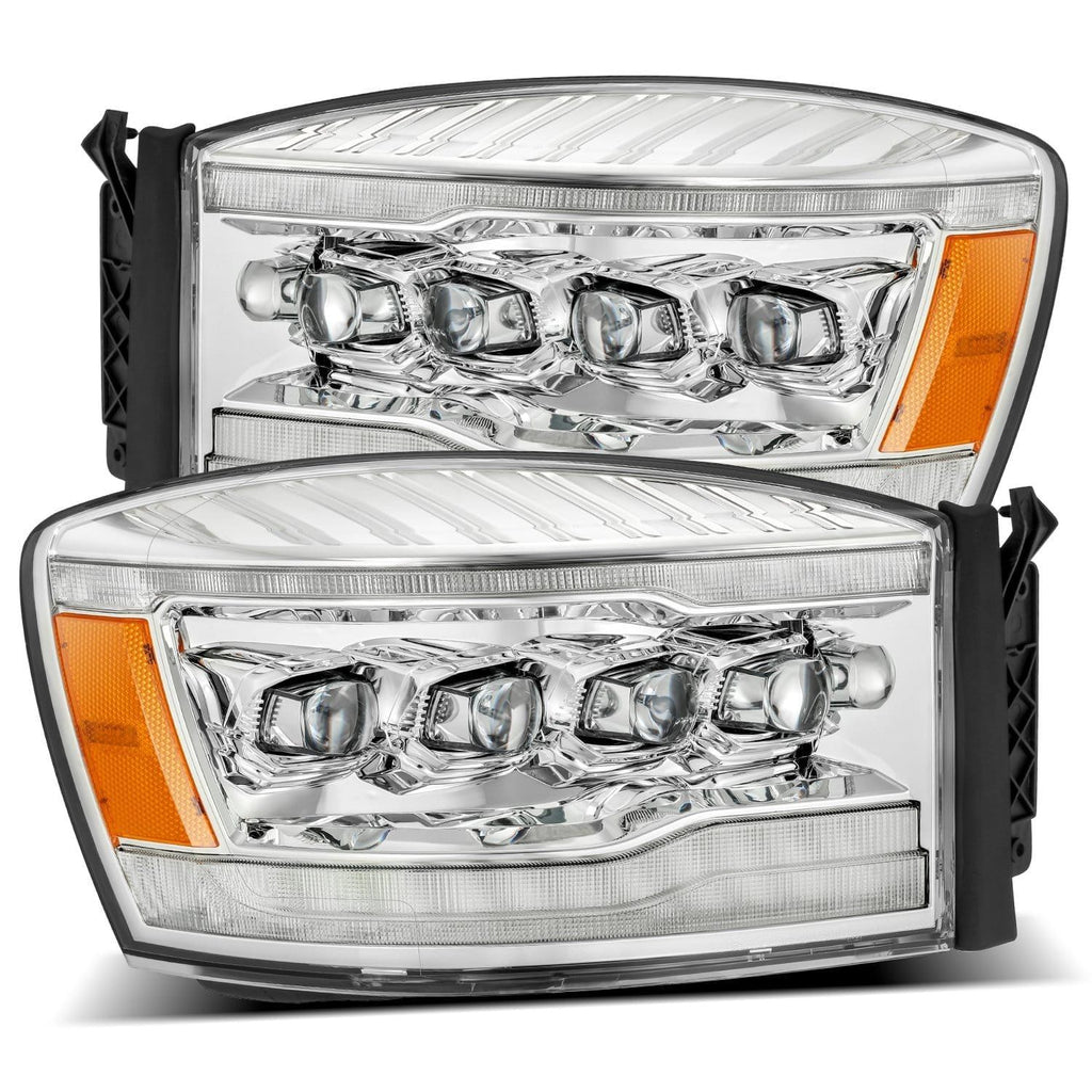 AlphaRex LED Projector Headlights in Chrome 880537