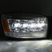 Load image into Gallery viewer, AlphaRex LED Projector Headlights in Chrome 880537