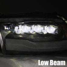 Load image into Gallery viewer, AlphaRex LED Projector Headlights Plank Style Design Midnight Black 880541