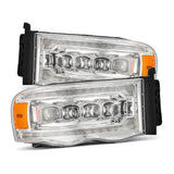 AlphaRex LED Projector Headlights in Chrome 880565