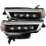 AlphaRex LED Projector Headlights Plank Style Design Midnight Black 880723